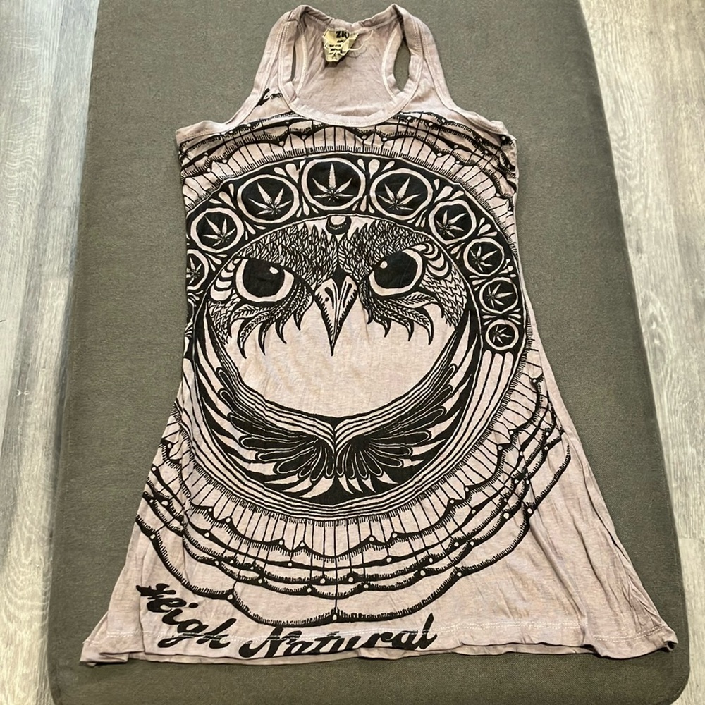 Graphic Owl Tank Top